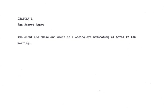 Casino Royal 1st line