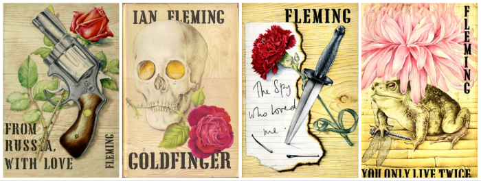 Fleming and Chopping decided on a Rose, Carnation and as Chrysanthemum for 4 dust jackets.