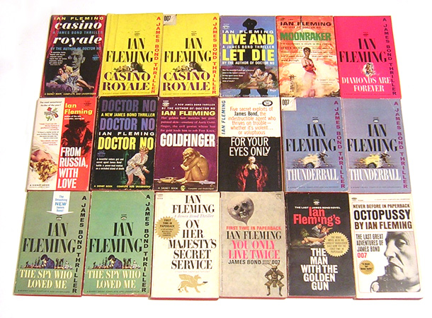 1960's James Bond Signet Paperbacks