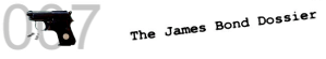 The James Bond Dossier