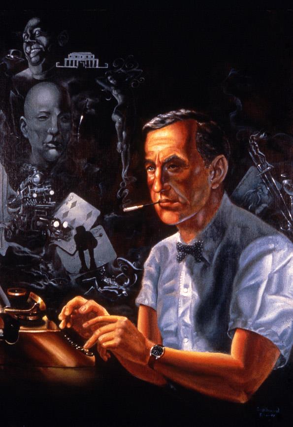 Ian Fleming Illustration by George Almond