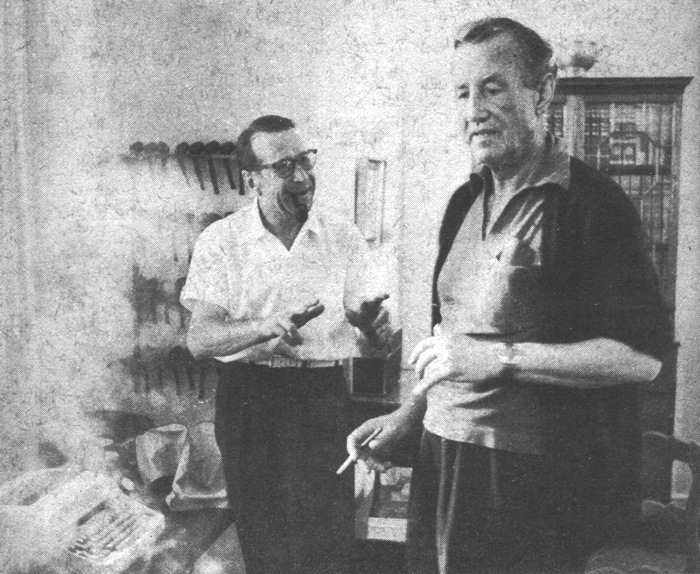 Ian Fleming with George Simeon