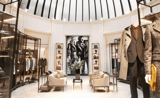 Burberry men only store, Knightsbridge, London