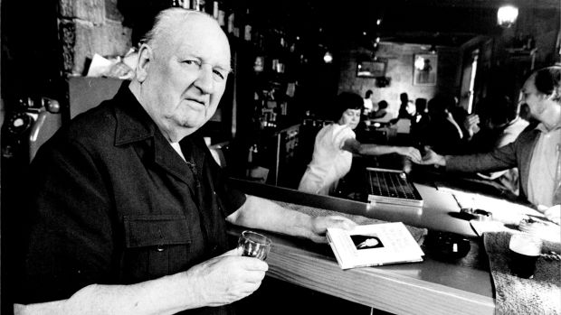 Richard Hughes in Sydney in 1955 (Photo: Sydney Morning Herald)