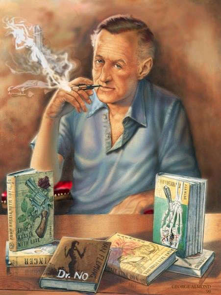 Ian Fleming: Illustration by George Almond