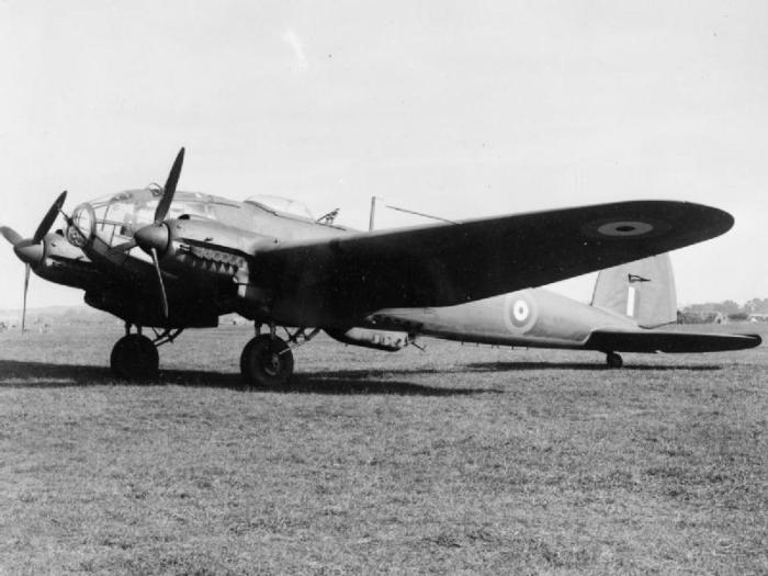 The captured Heinkel He 111, AW177, painted in RAF markings at RAF Duxford 