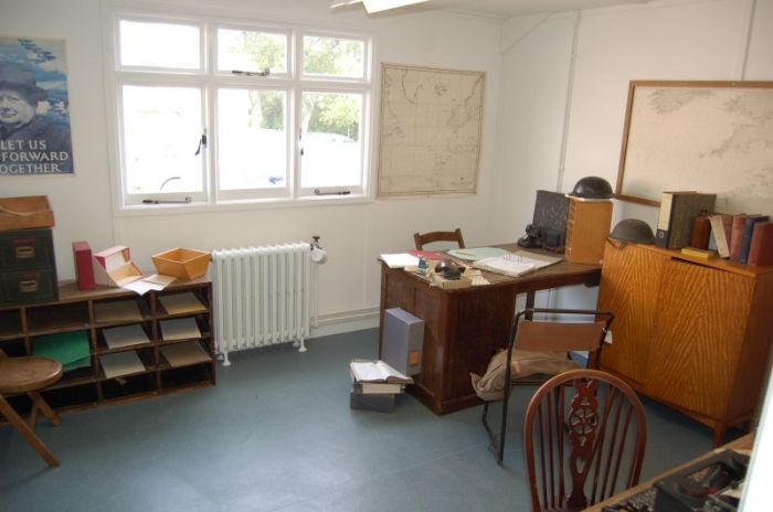 Reconstruction of Alan Turing’s office in Hut 8 at Bletchley [Image: http://www.britishlistedbuildings.co.uk]