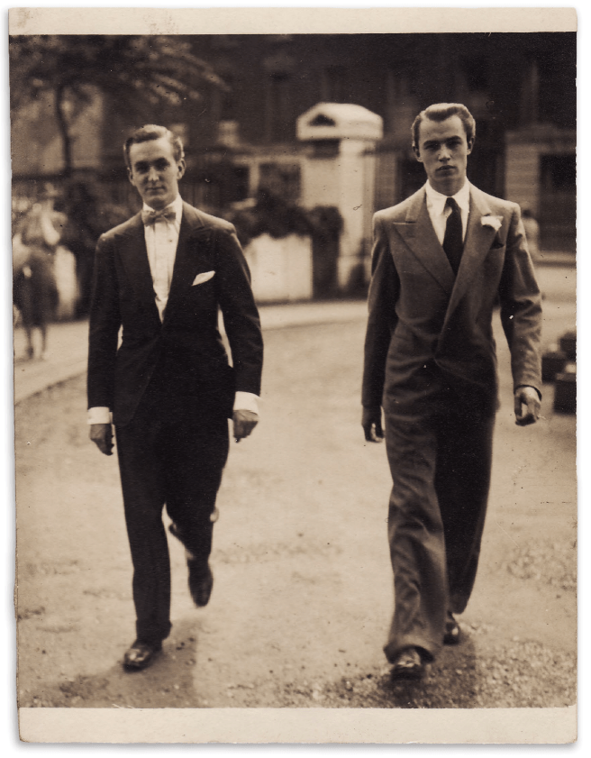 Denis Wirth-Miller and Richard 'Dicky' Chopping (Photo: Jon Lys Turner)