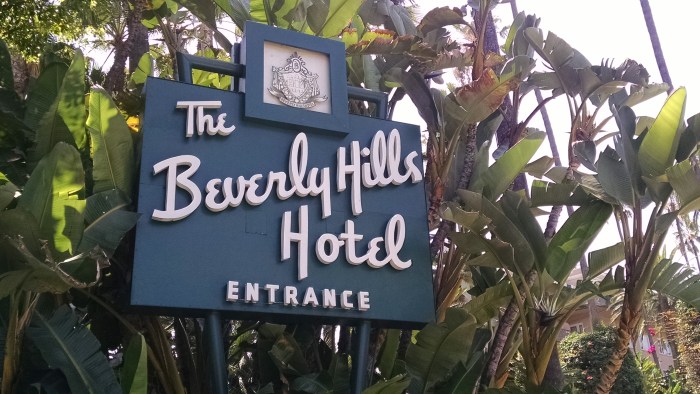 Beverly Hills Hotel - Sign