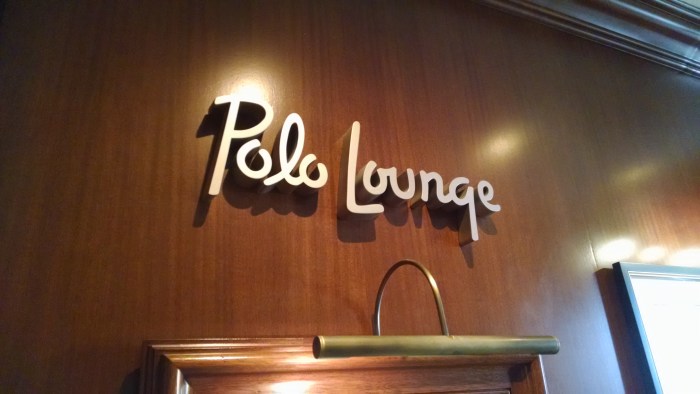 Polo Lounge Sign