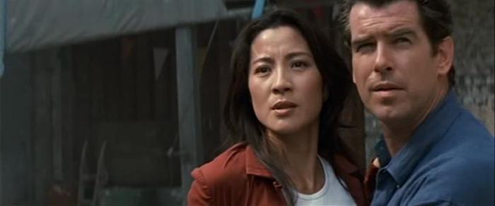 Michelle Yeoh and Pierce Brosnan in 'Tomorrow Never Dies'