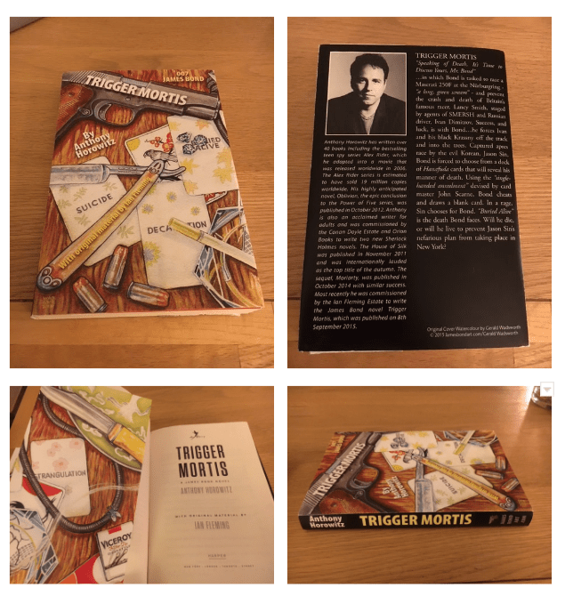 Trigger Mortis book jacket as conceived by Gerald Wadsworth