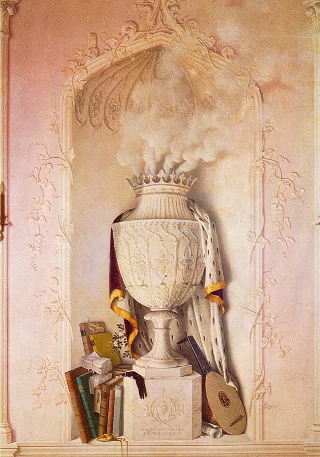 Rex Whistler's trompe l'oeil 'smoking urn'