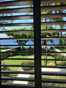 View from Fleming's bedroom