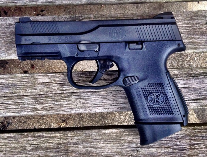 My FN FNS-9 Compact 9mm pistol