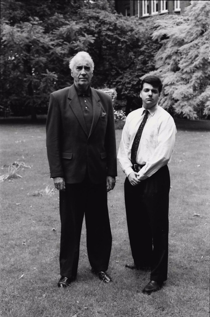Sir Christopher Lee with Craig Cabell