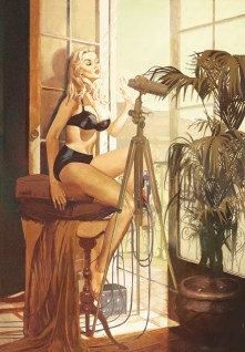 Illustration by © Fay Dalton from The Folio Society edition of Goldfinger by Ian Fleming ©Fay Dalton 2018