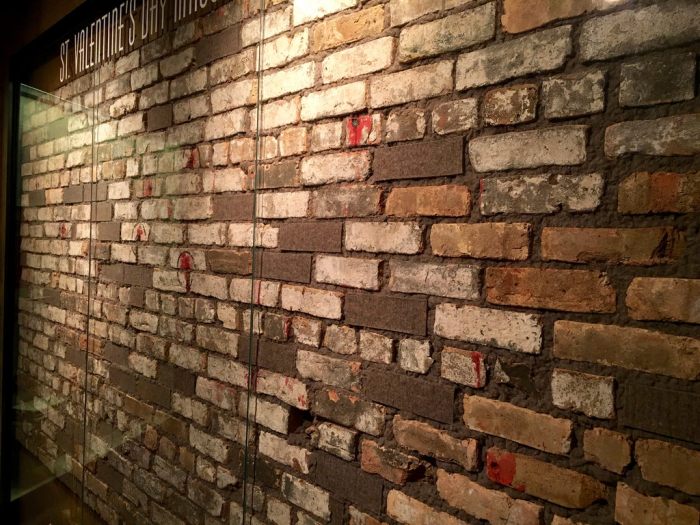 The St Valentine's Day Massacre wall 