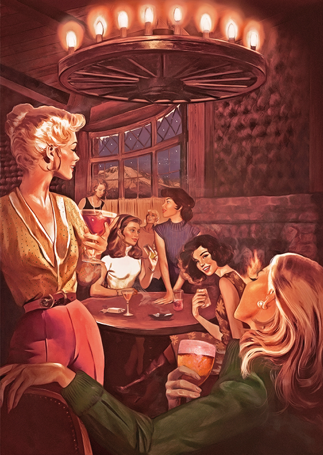 Illustration ©2020 Fay Dalton from The Folio Society edition of On Her Majesty’s Secret Service