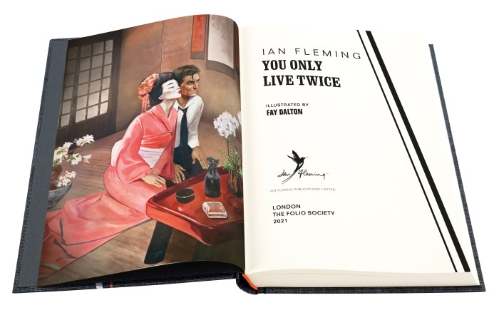 Illustration ©Fay Dalton 2021 form The Folio Society edition of You Only Live Twice